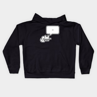 eepy kitty Kids Hoodie